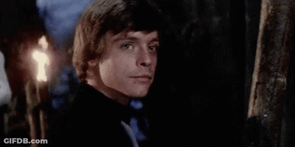 Luke Skywalker Confident Look GIF