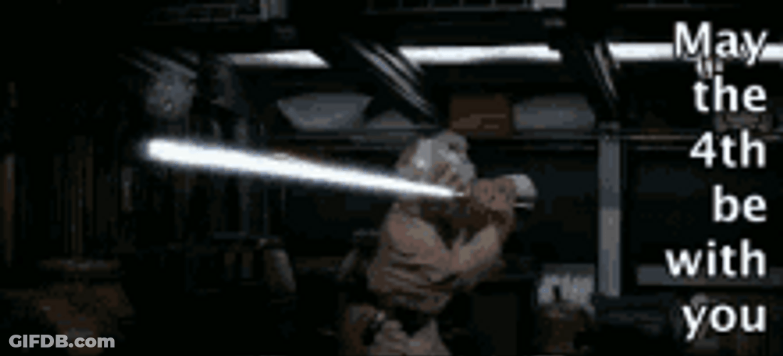 Luke Skywalker May The 4Th Be With You GIF