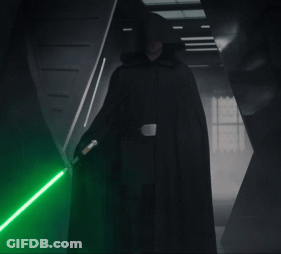 Luke Skywalker Revealing His Identity GIF