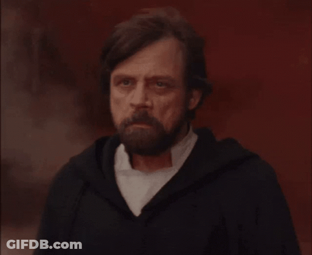 Luke Skywalker Wipe Shoulder GIF
