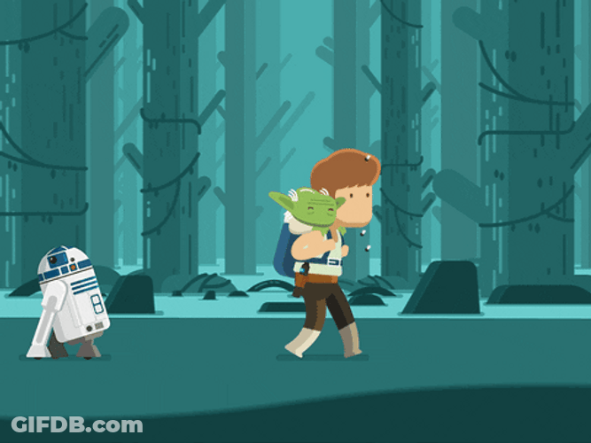 Luke Yoda R2d2 GIF