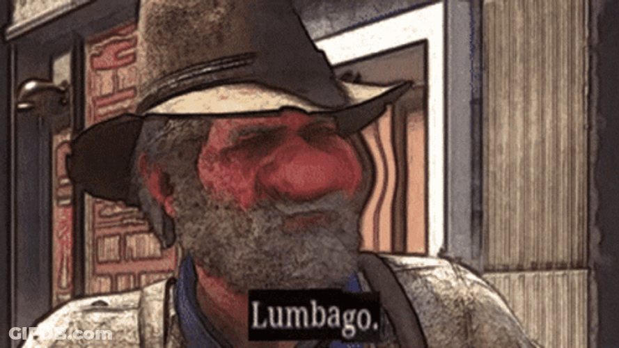 Lumbago Uncle Red Dead Redemption 2 GIF