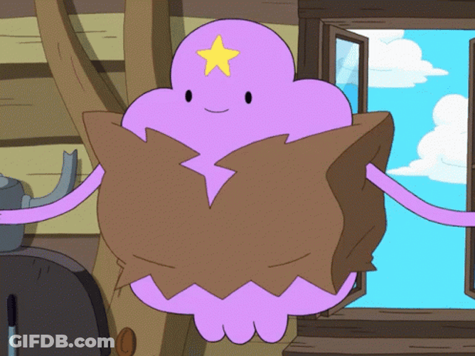 Lumpy Space Princess Coming Gotcha GIF