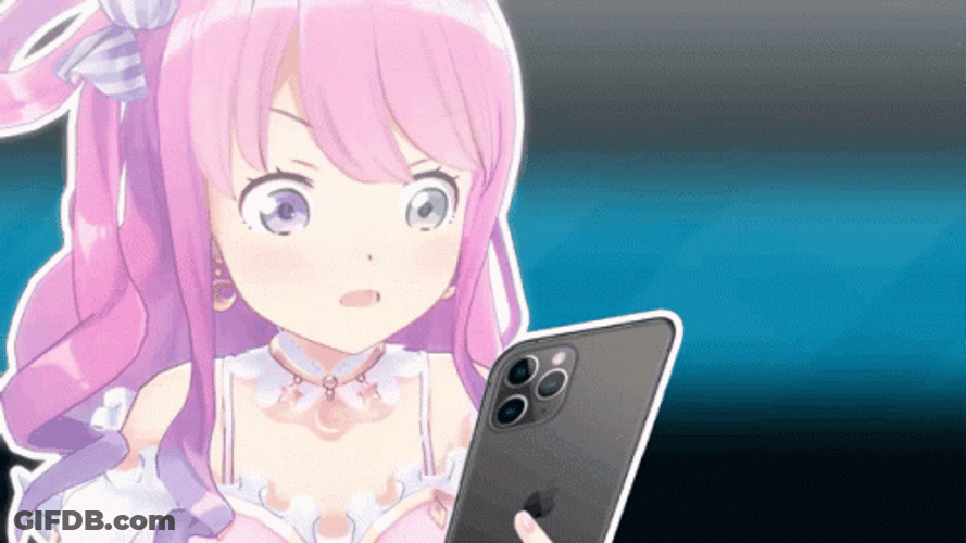 Luna Himemori Uno Reverse Card GIF