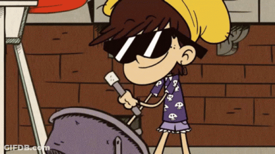 Luna Loud Drum Roll Please GIF