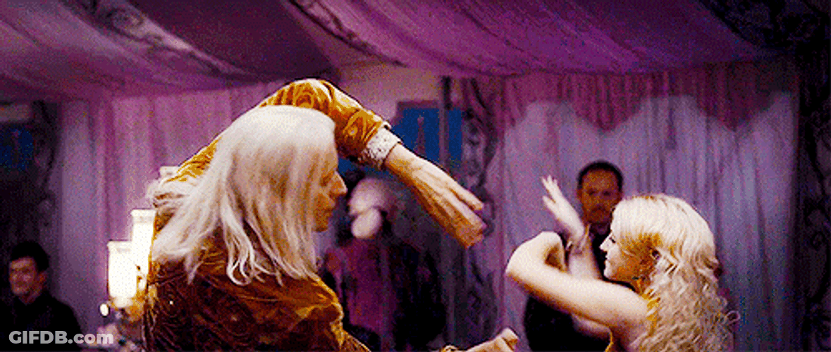 Luna Lovegood Dancing With Her Father GIF