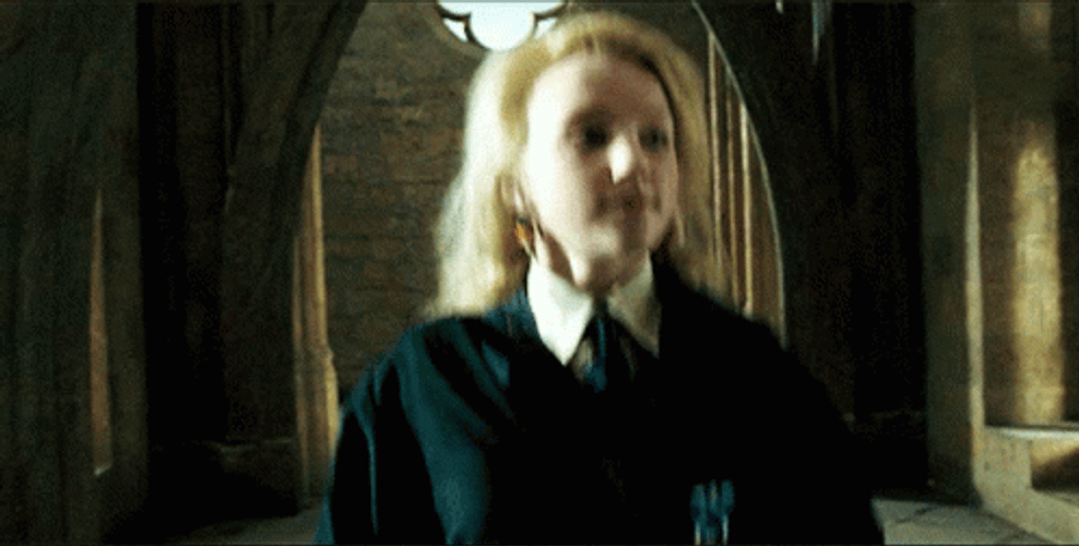 Luna Lovegood Happily Skipping Through The Halls GIF