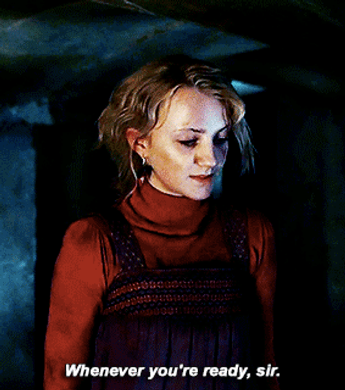 Luna Lovegood Saying Whenever You're Ready Sir GIF