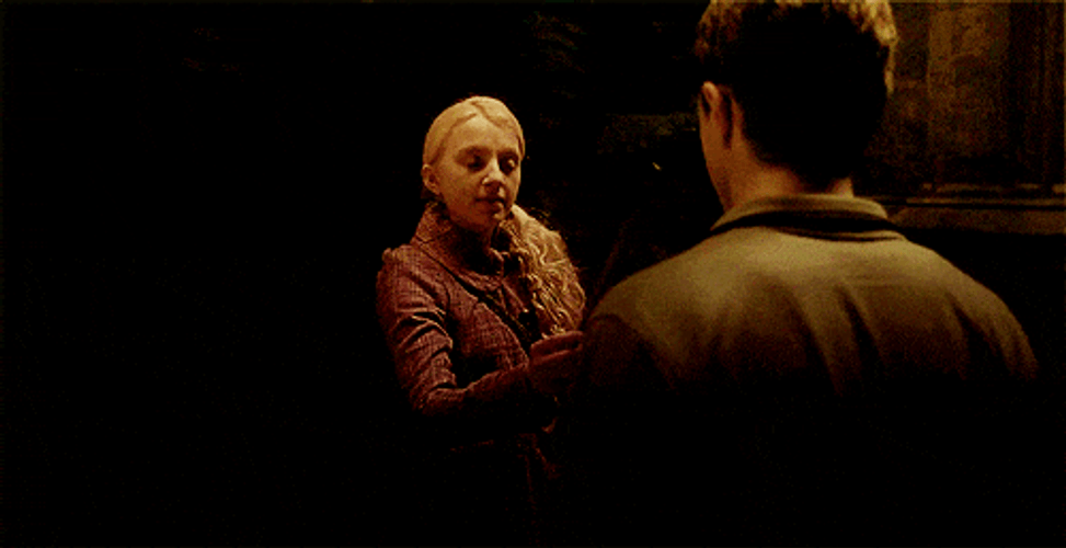 Luna Lovegood Waving Her Magic Wand GIF