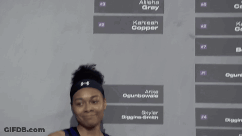 Lunar Owls Female Basketball Player Thumbs Up GIF