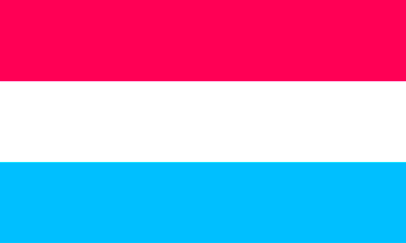 Luxembourg Flag Text Flash GIF