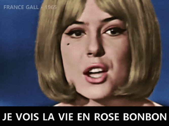 Luxembourg France Gall 1965 GIF