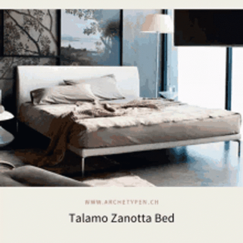 Luxurious Talamo Zanotta Bed GIF