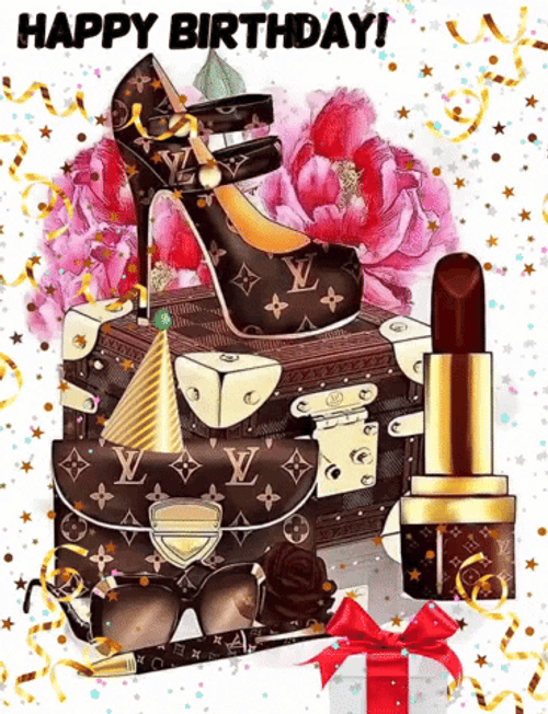 Lv Birthday Queen Presents GIF