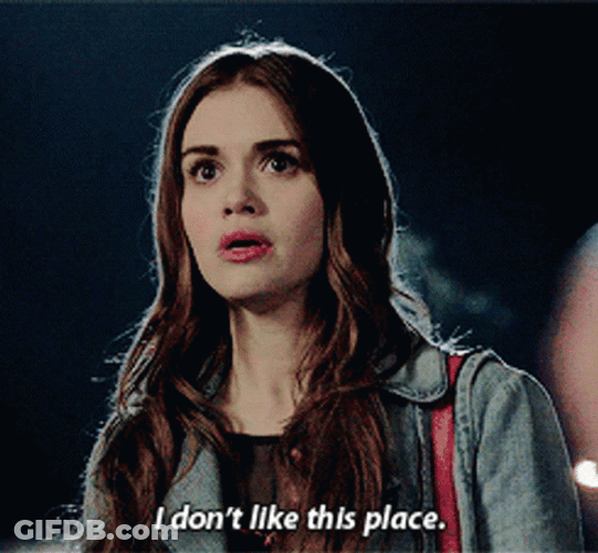 Lydia Martin I Don't Like This Place GIF