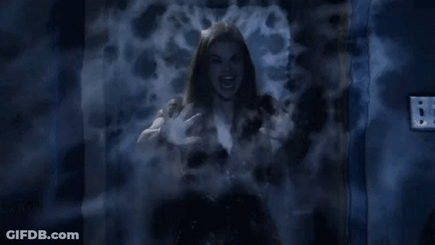 Lydia Martin Scream Teen Wolf GIF