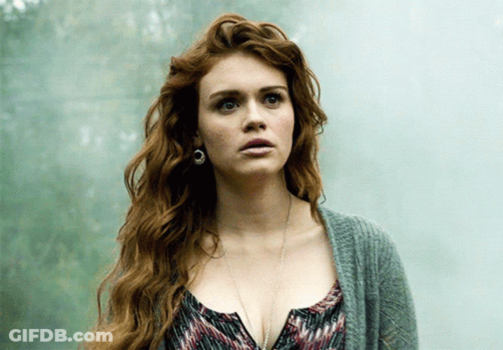 Lydia Martin Shocked Face GIF