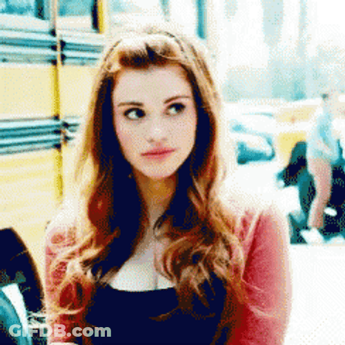 Lydia Martin Side Eye Teen Wolf GIF
