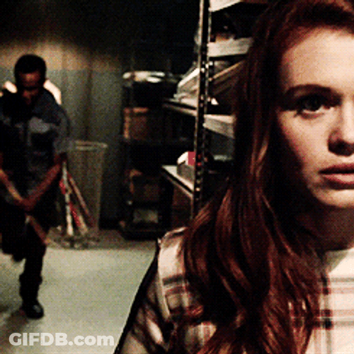 Lydia Martin Teen Wolf Fight GIF