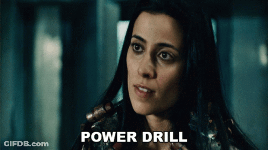 Lynn Denlon Power Drill GIF