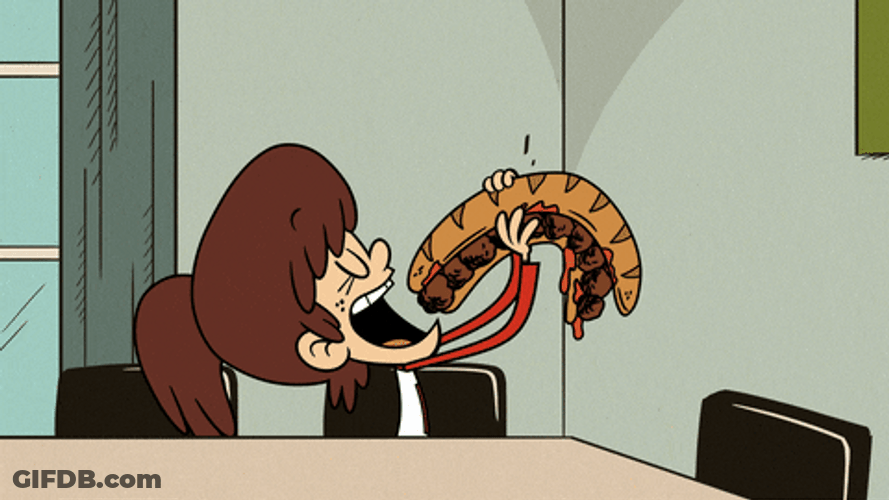 Lynn Loud Funny Eating GIF