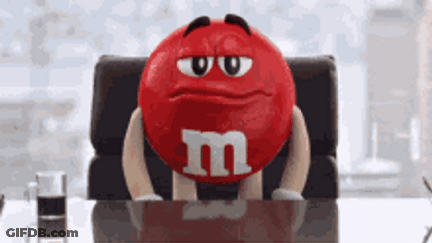 M&m's Red Chocolate Mmmm Agree GIF