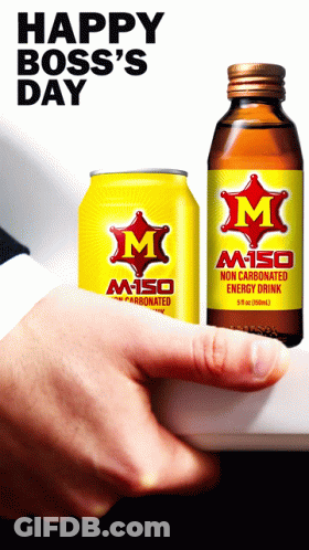 M150 Energy Drink Bottle And Can GIF