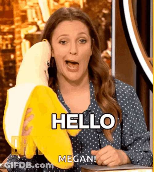 M3gan Dance Hello Drew Barrymore GIF