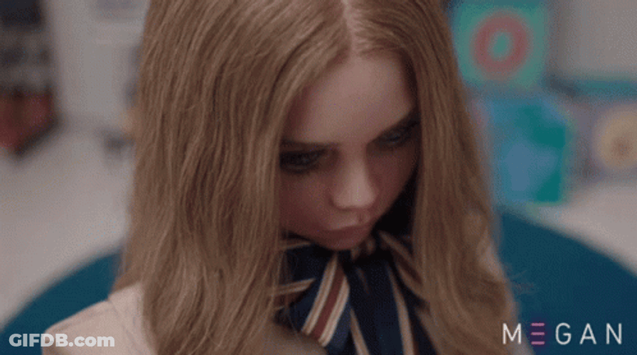 M3gan Dance Smiles GIF
