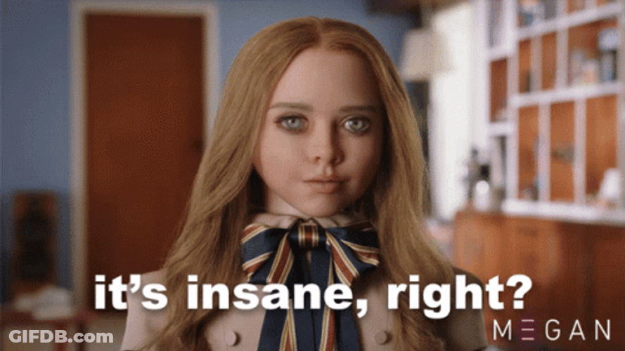 M3gan It's Insane Right Dance GIF