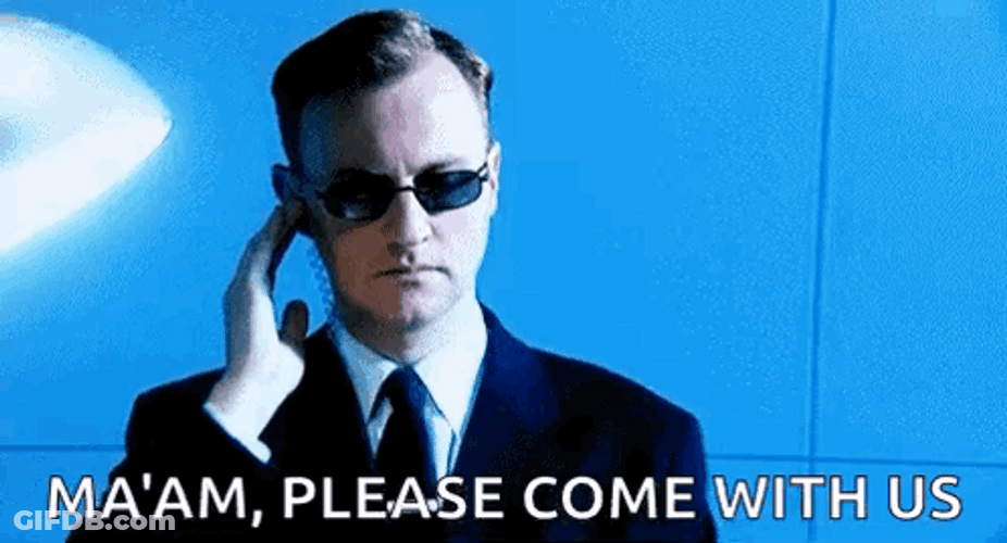 Ma'am Please Come With Us Secret Service GIF