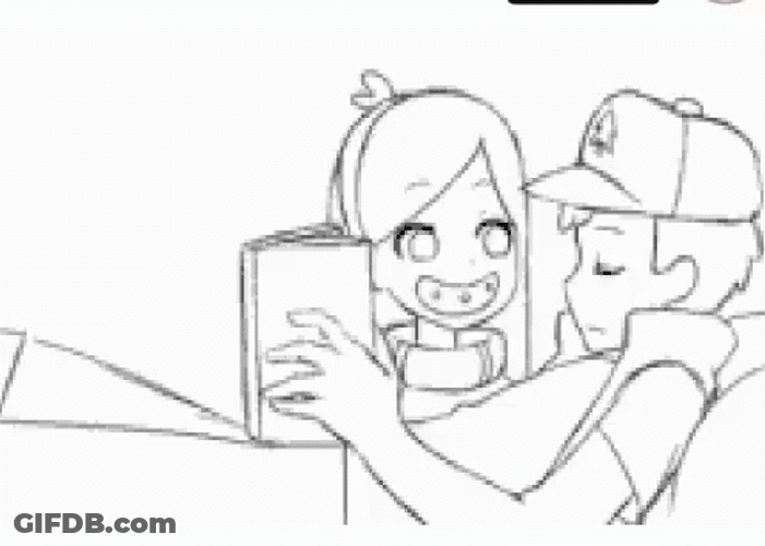 Mabel Bites Dipper GIF