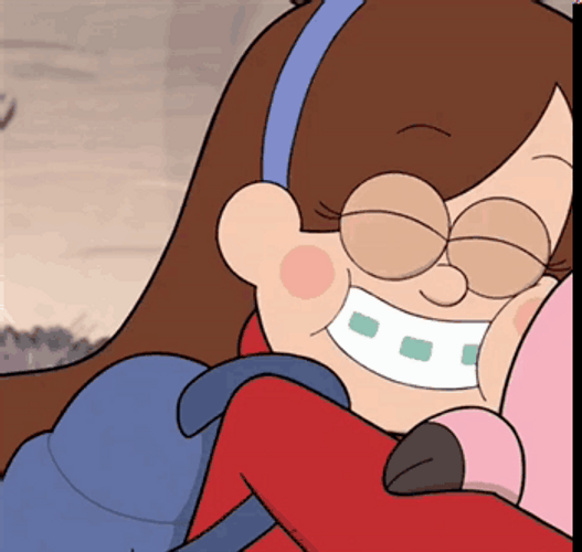 Mabel Hug Loves Waddles GIF