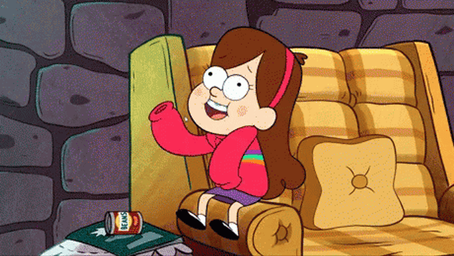 Mabel Pines On The Couch GIF