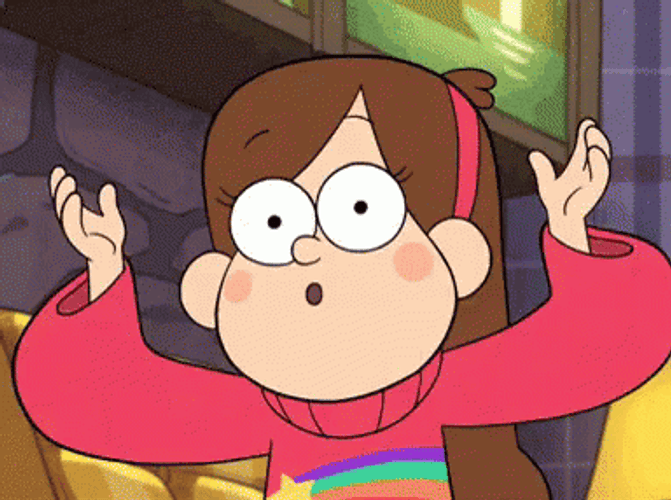 Mabel Pines Raising Hands GIF