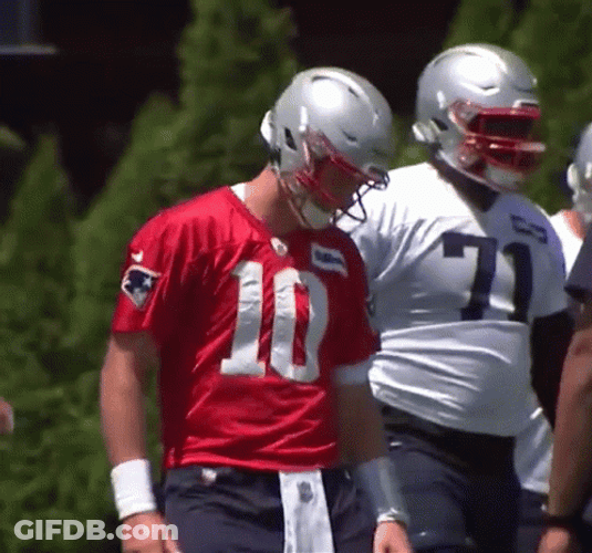 Mac Jones Being Jolly GIF
