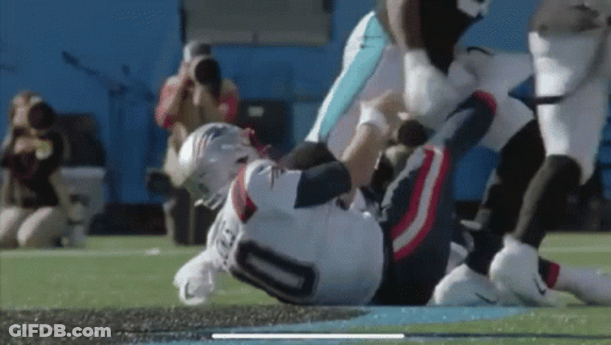 Mac Jones Fall GIF