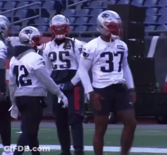 Mac Jones Hand Shaking GIF