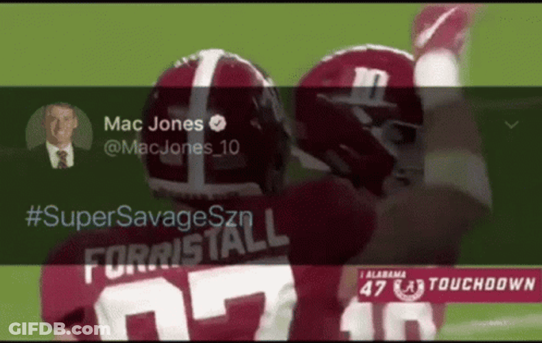 Mac Jones In Game GIF