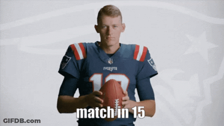 Mac Jones Match In 15 GIF