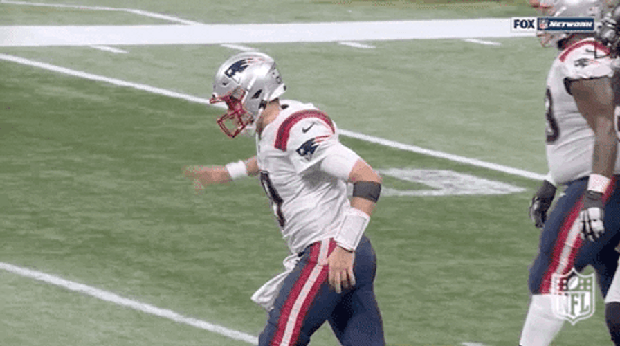 Mac Jones Running GIF