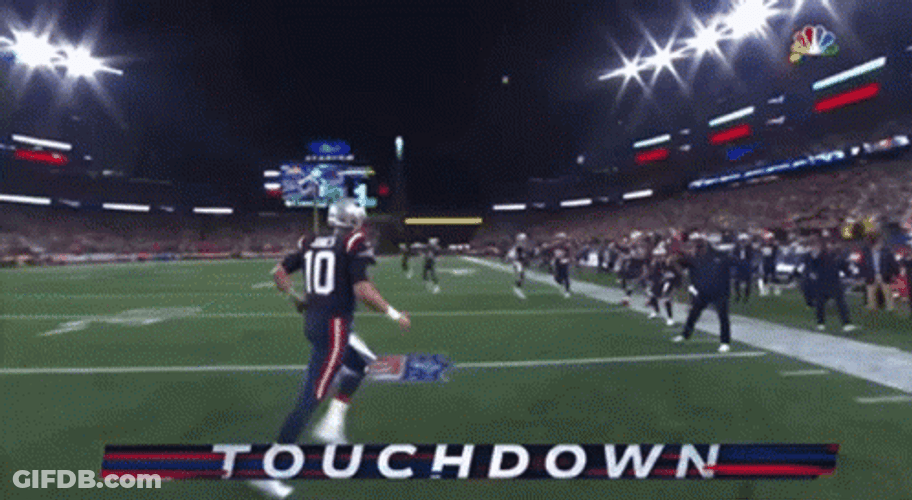 Mac Jones Touchdown GIF