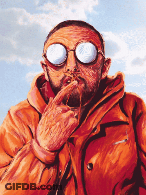 Mac Miller Circles Painted GIF