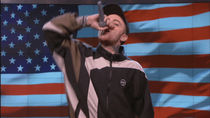 Mac Miller Mic Drop GIF