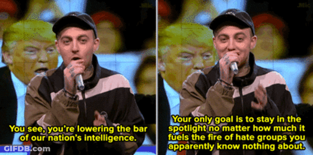 Mac Miller Two Different Statements GIF