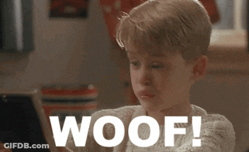 Macaulay Culkin Dislike And Woof Reaction GIF