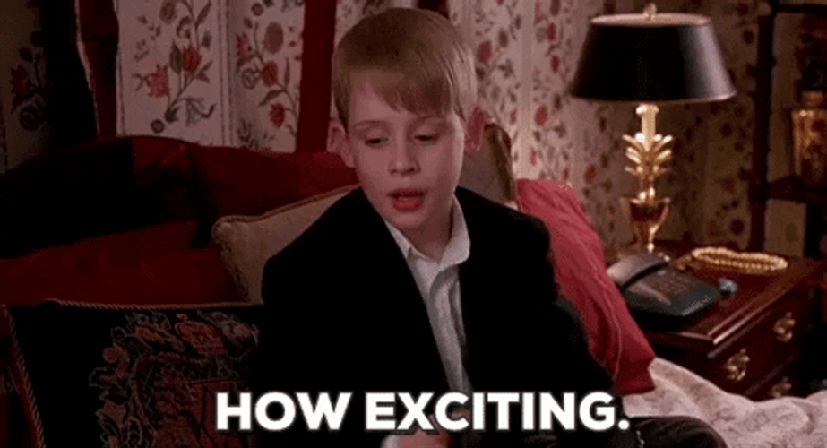 Macaulay Culkin Exciting Buzz Your Girlfriend Woof GIF