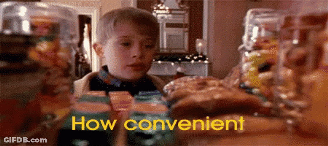 Macaulay Culkin How Convenient GIF