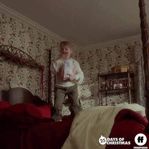 Macaulay Culkin In Bed Buzz Your Girlfriend Woof GIF