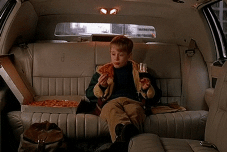 Macaulay Culkin On Car Buzz Your Girlfriend Woof GIF